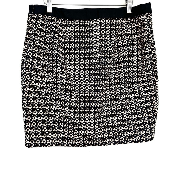 Cynthia  Rowley mini skirt in a stretch cotton print fabric, unlined - Picture 2 of 7